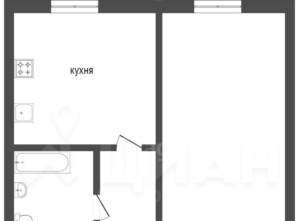 квартира г Астрахань р-н Ленинский ул Савушкина 33к/2 фото 2