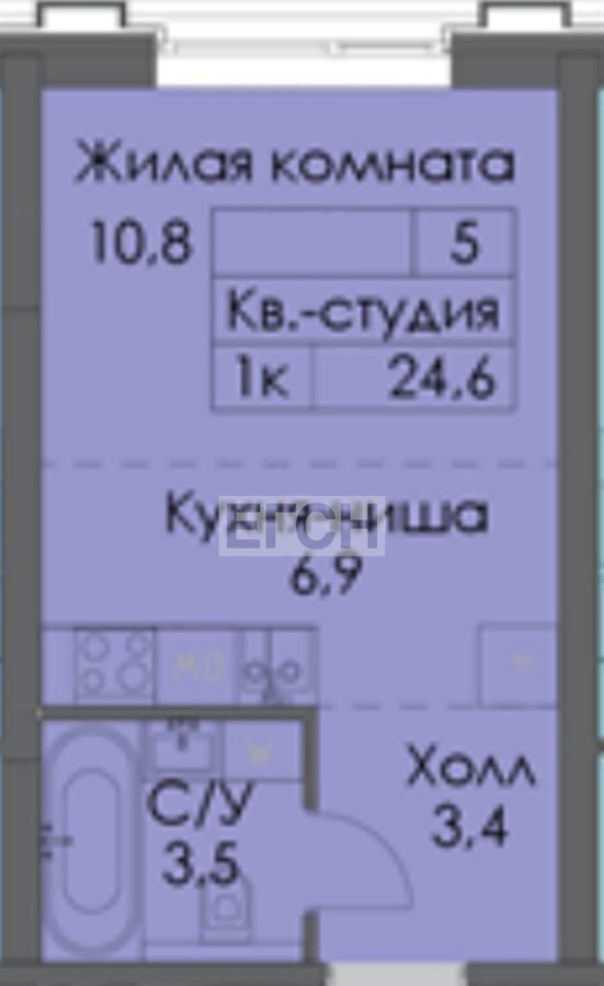 квартира г Москва метро Печатники ул Южнопортовая ЖК «Portland» з/у 42/1 фото 6