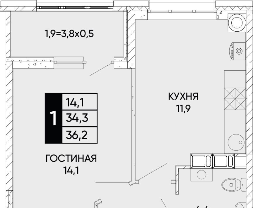 квартира г Ростов-на-Дону р-н Кировский ул Бориса Слюсаря 19с/1 фото 1