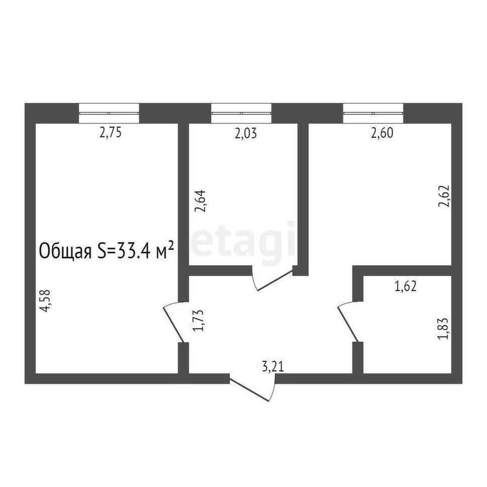 квартира г Кемерово р-н Центральный ул Черняховского 6 37-й мкр. фото 12