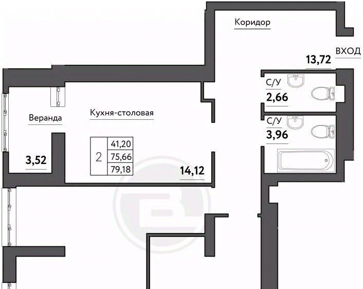 квартира г Самара Безымянка ЖК Времена года 13-й мкр фото 9