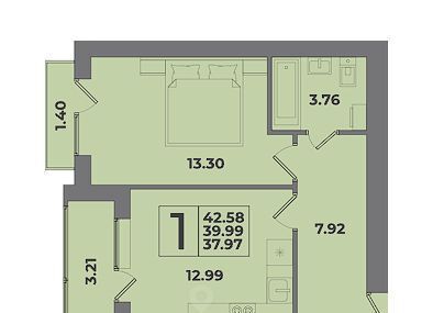 квартира г Калининград р-н Московский ул Крейсерская 13к/1 фото 1