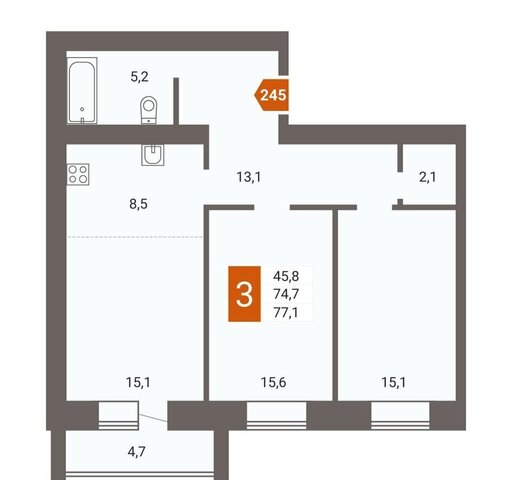 п Текстильщиков р-н Черновский ЖК «в мкр. 3» КСК, Микрорайон №3 фото