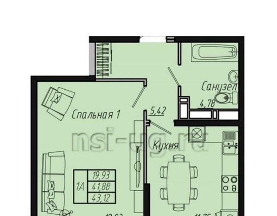 квартира г Краснодар р-н Прикубанский ул Стахановская 1/5к 5 ЖК на ул. Стахановская фото 1