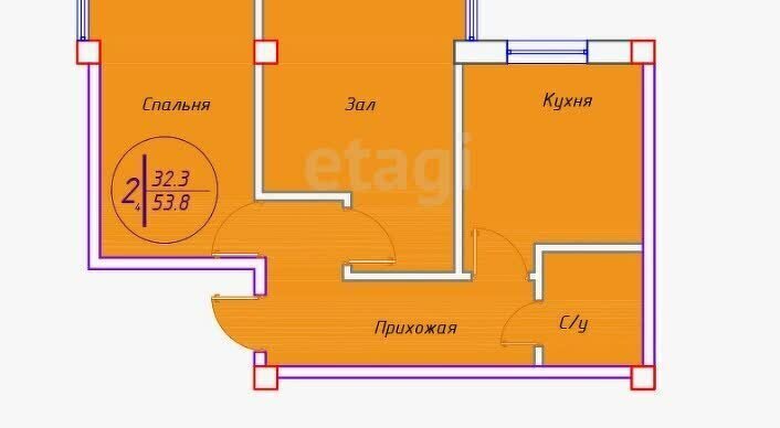 квартира г Казань р-н Ново-Савиновский ул Адоратского 39а Казань, Северный Вокзал фото 17