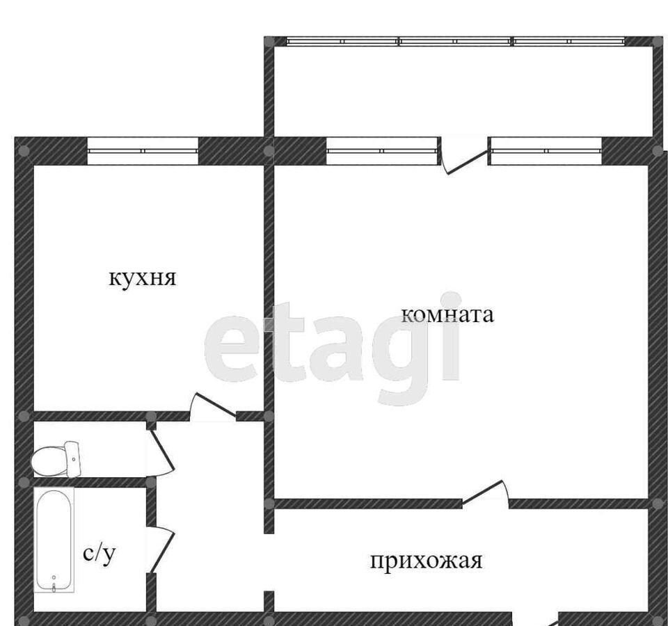 квартира г Миасс ул Лихачева 55 Миасский г. о., р-н Центральный фото 11