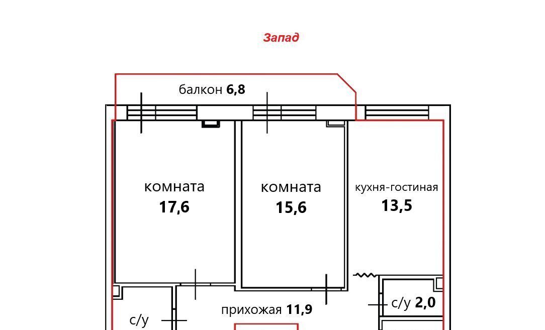 квартира р-н Всеволожский г Мурино пр-д Скандинавский 4к/1 Девяткино фото 30