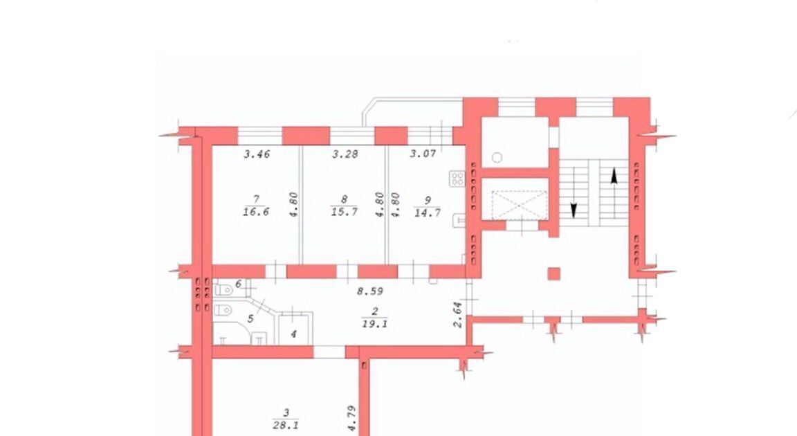 квартира г Новосибирск р-н Советский Академгородок ул Иванова 17 фото 5