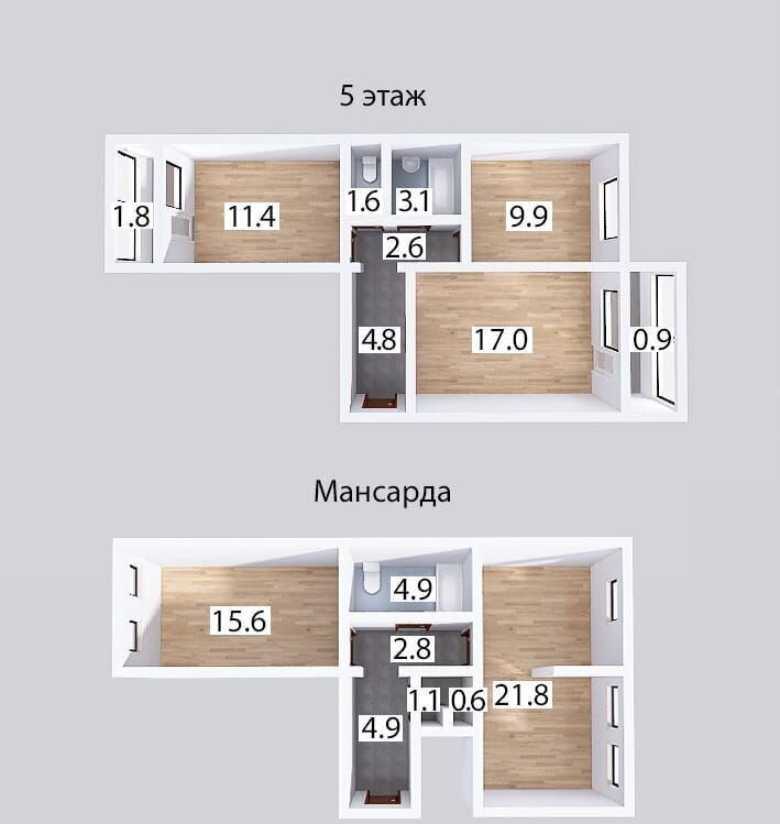 квартира г Калининград р-н Московский ул Дзержинского 166б фото 21