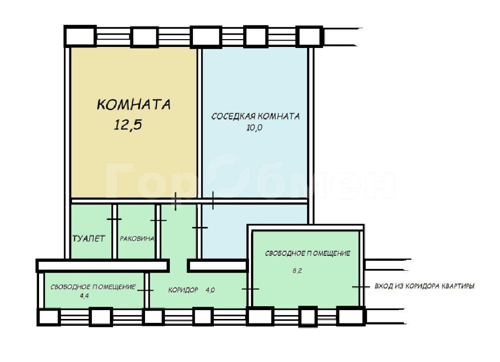 комната г Жуковский район Отдых МЦД-3, ул., 5 фото 8