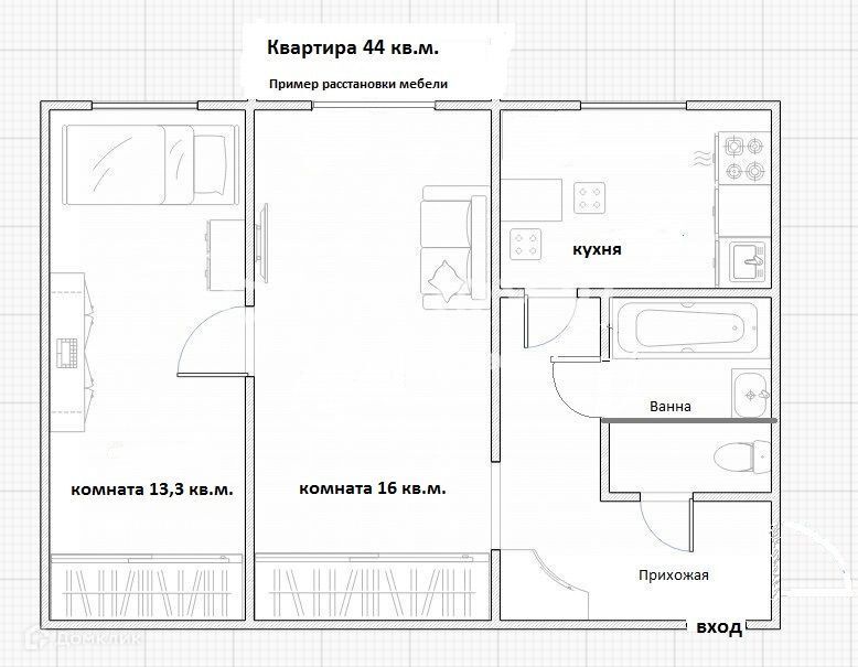 квартира г Люберцы ул Власова 3 Люберцы городской округ фото 9