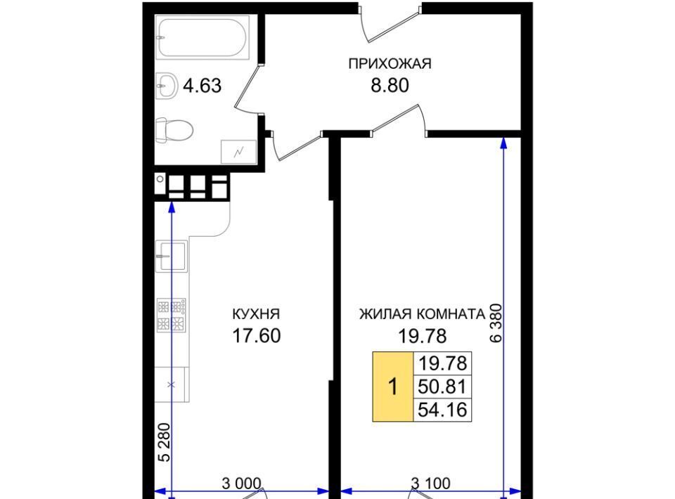 квартира г Новороссийск р-н Южный микрорайон 5-я Бригада фото 1