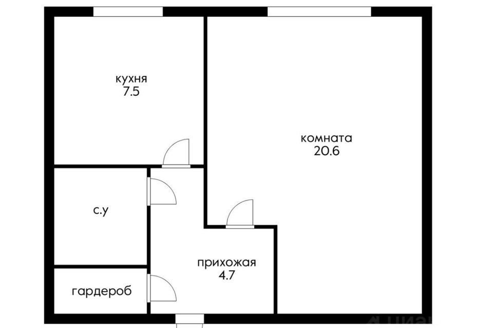 квартира г Краснодар р-н Центральный ул им. Стасова 117 муниципальное образование Краснодар фото 5