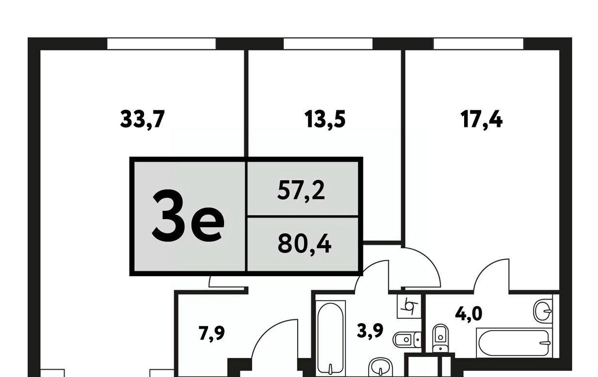 квартира г Москва метро Беломорская ул Фестивальная 15к/5 ЖК «Фестиваль парк-2» Левобережный район; муниципальный округ Левобережный фото 1