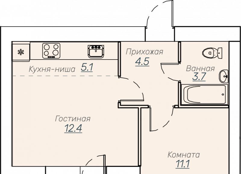 квартира г Киров р-н Октябрьский Завода ОЦМ мкр фото 1