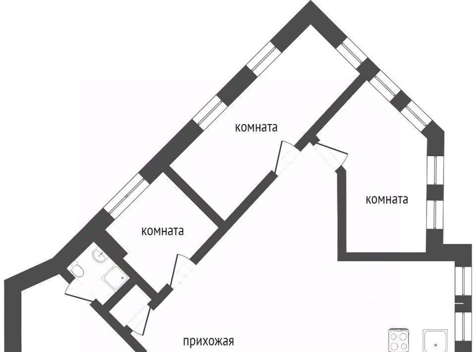 квартира г Новый Уренгой ул Набережная 47а фото 2