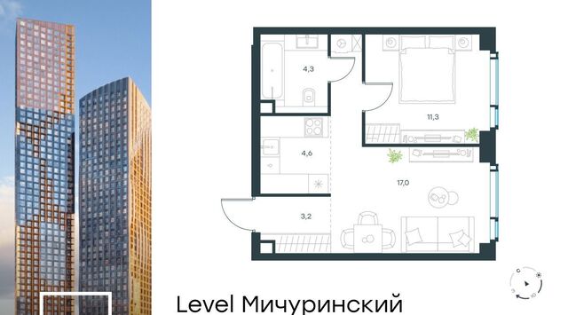 ЖК Левел Мичуринский к 2 фото