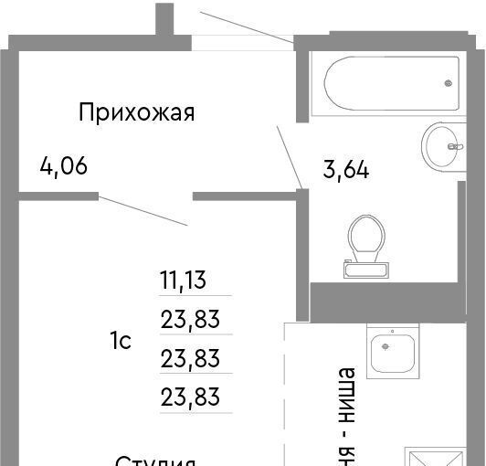 квартира г Челябинск р-н Советский ул Нефтебазовая 1к/2 фото 1