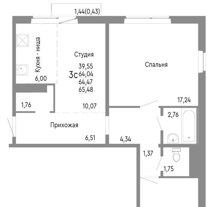 квартира г Челябинск р-н Советский ул Нефтебазовая 1к/2 фото 1