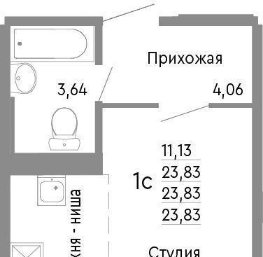 квартира г Челябинск р-н Советский ул Нефтебазовая 1к/2 фото 1
