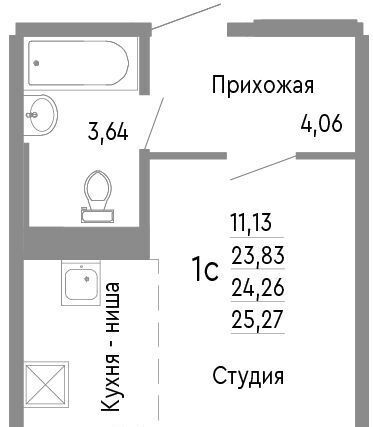 квартира г Челябинск р-н Советский ул Нефтебазовая 1к/2 фото 1