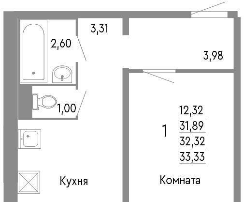 квартира г Челябинск р-н Советский ул Нефтебазовая 1к/2 фото 1