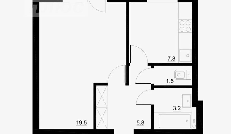 квартира г Екатеринбург Уральская улица Блюхера, 89 фото 10