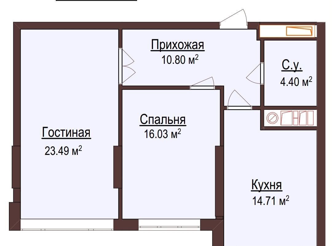 квартира г Нальчик ул Тарчокова 131в фото 15