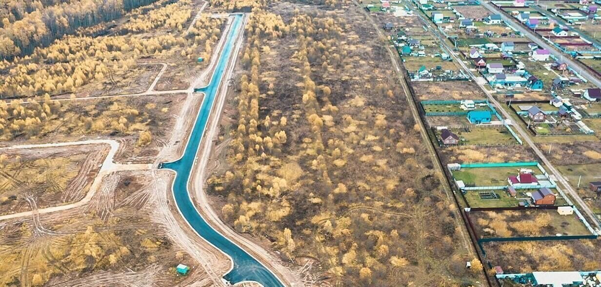 земля городской округ Чехов 9770 км, коттеджный пос. Южные озёра-3, Варшавское шоссе фото 5