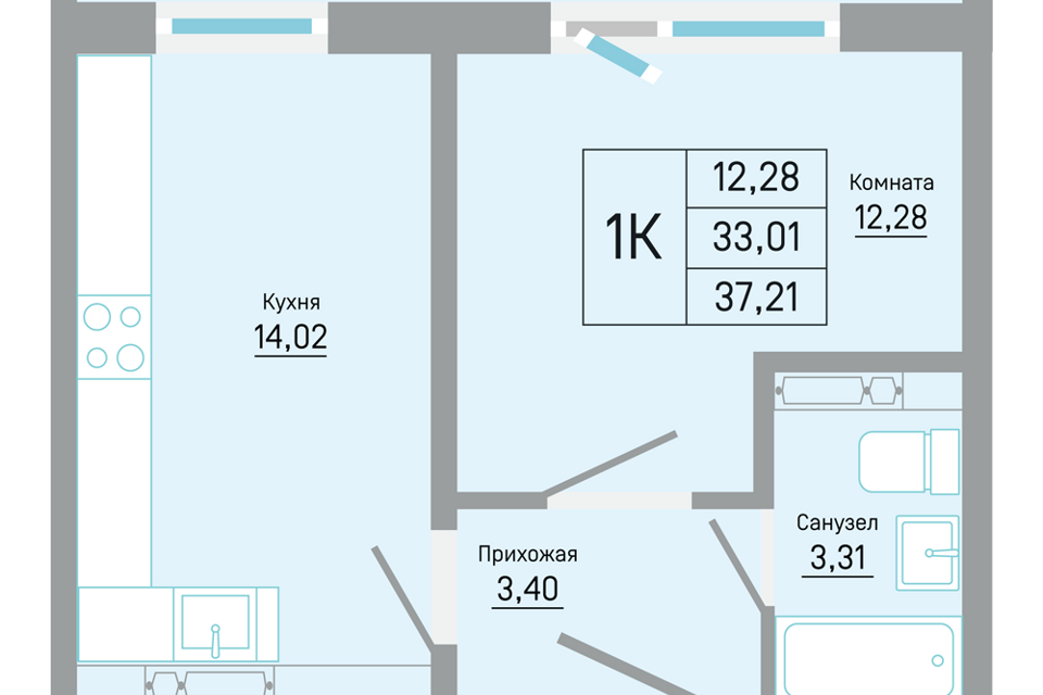 квартира г Пермь ул Автозаводская 5/1 Пермь городской округ фото 1