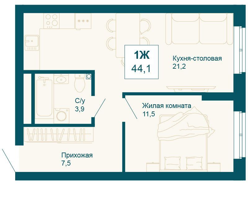 квартира г Екатеринбург ул 8 Марта 197г Екатеринбург городской округ фото 1