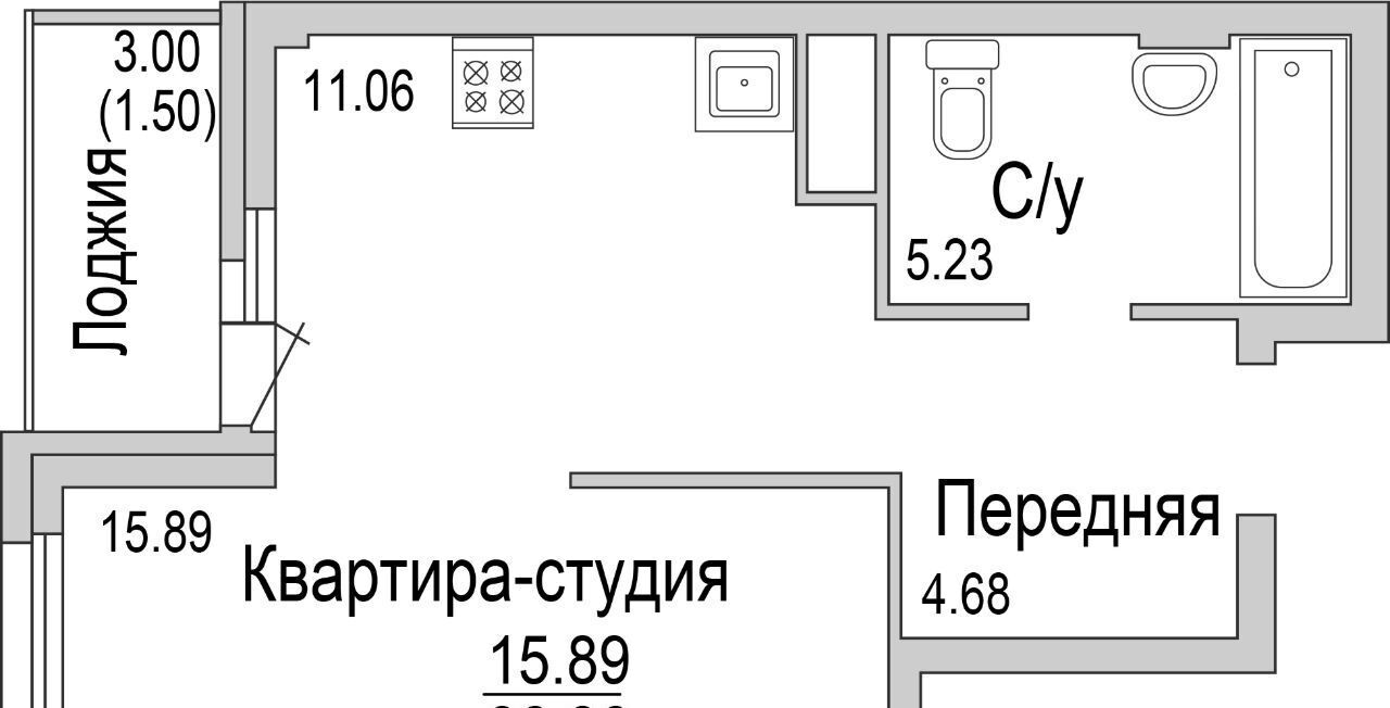 квартира г Набережные Челны р-н Комсомольский Замелекесье ЖК «На Сармановском» 26-й мкр фото 1