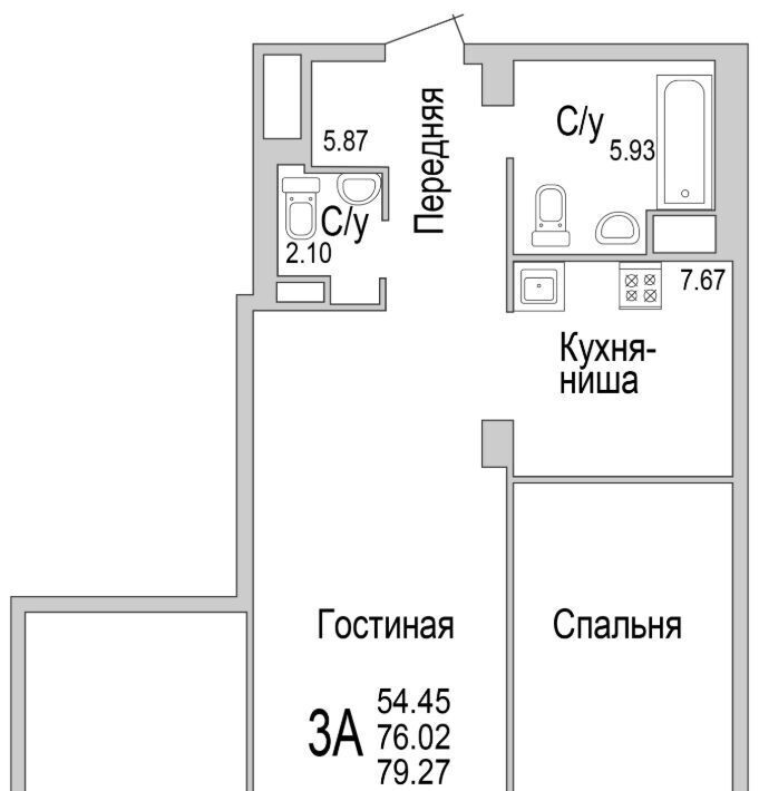 квартира г Набережные Челны р-н Комсомольский Замелекесье 26-й мкр фото 2