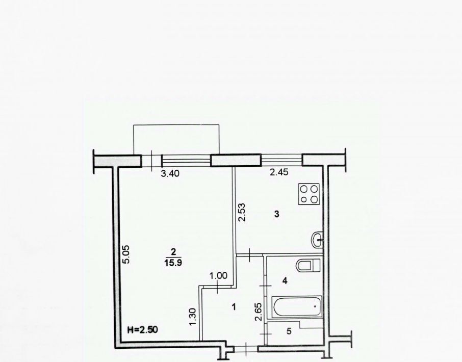 квартира г Волжский ул Мира 13 фото 2