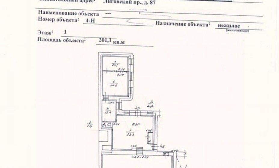 свободного назначения г Санкт-Петербург метро Лиговский Проспект пр-кт Лиговский 87 фото 3