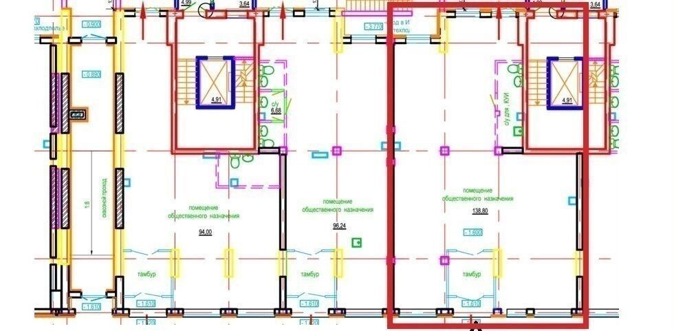 торговое помещение г Челябинск р-н Курчатовский пр-кт Краснопольский 12 фото 4