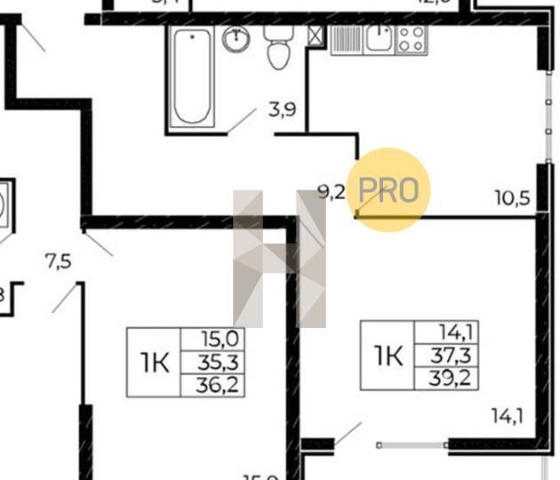 квартира г Ростов-на-Дону р-н Советский Левенцовский XI мкр, кв-л 11-5, стр. 11-5-2 фото 1