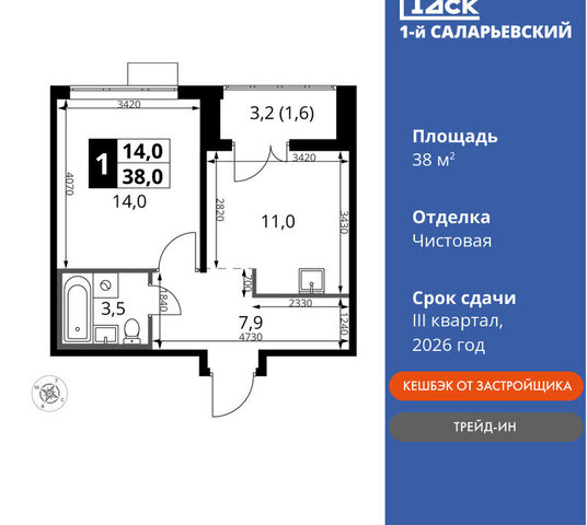 метро Коммунарка метро Саларьево жилой комплекс 1-й Саларьевский, 1, квартал № 70 фото