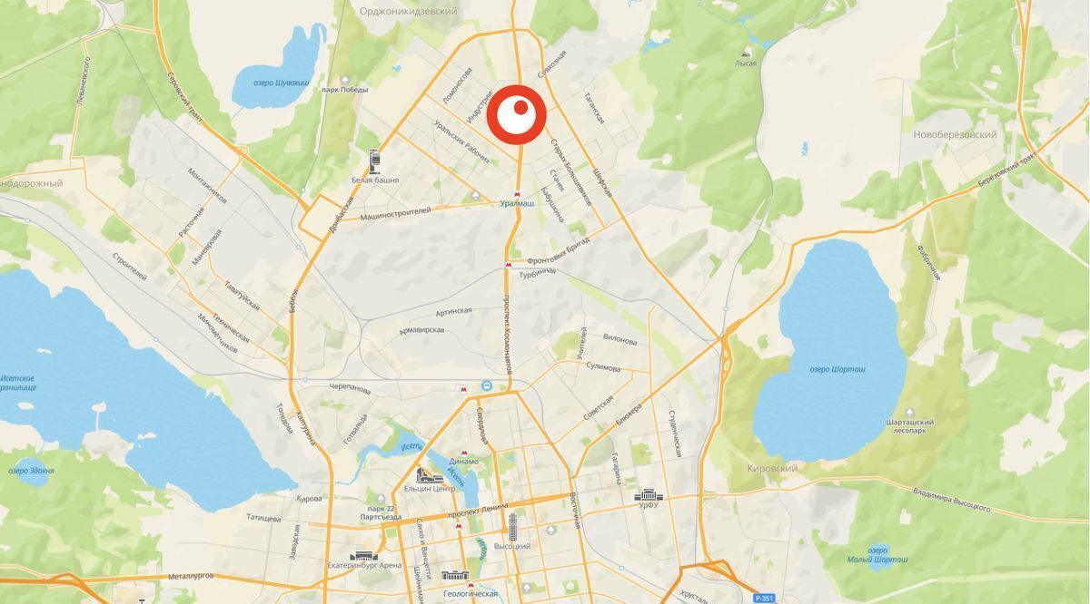 квартира г Екатеринбург пер Ритслянда 15 Проспект Космонавтов фото 2