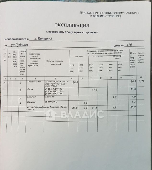 торговое помещение г Белгород Западный ул Губкина 47б фото 20