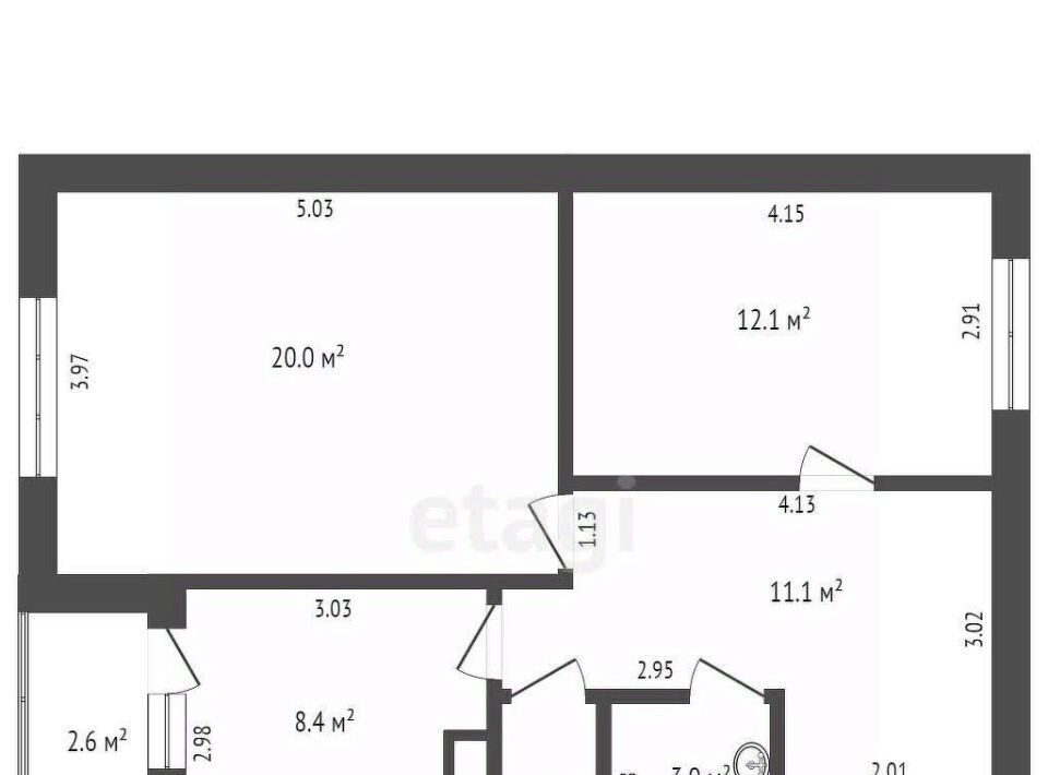 квартира г Новый Уренгой мкр Строителей 5к/5 фото 2