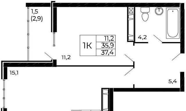 р-н Советский XI мкр, кв-л 11-6, стр. 11-6-4 фото