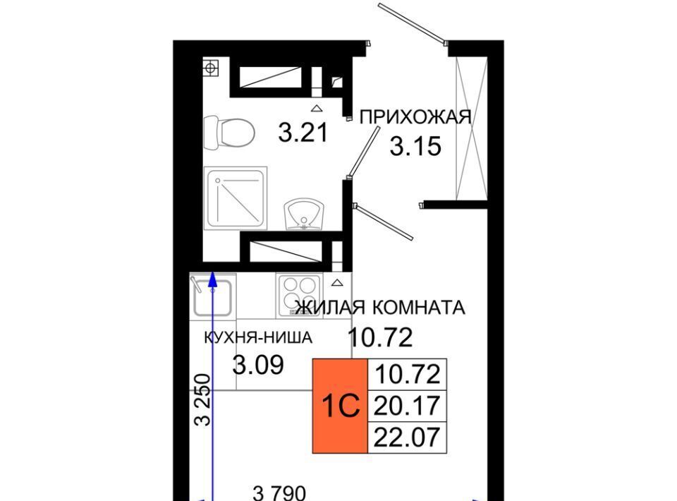 квартира г Ростов-на-Дону р-н Октябрьский пер Нефтекачка ЖК «Октябрь Парк» фото 1