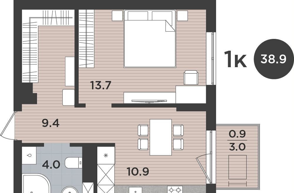 квартира г Калининград р-н Московский ул Тихорецкая 3 фото 2