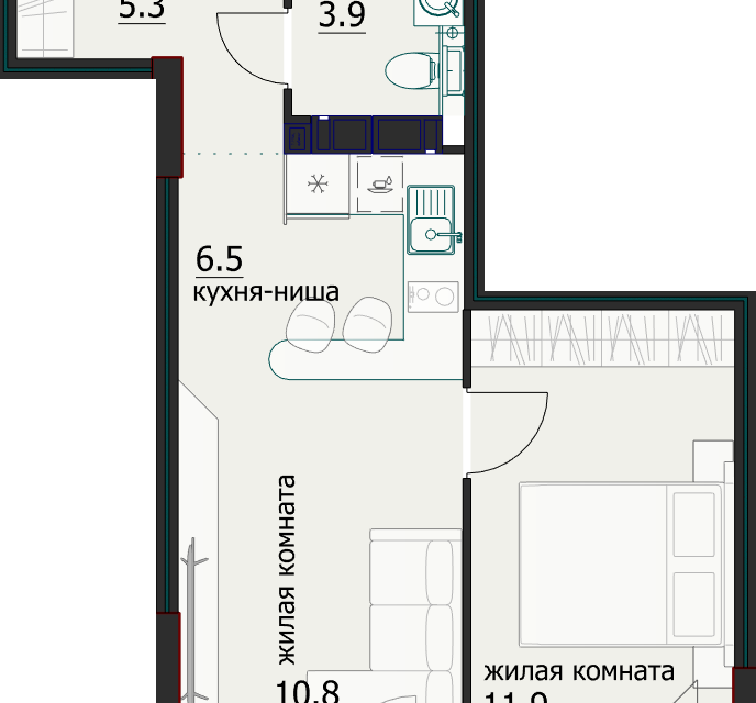 квартира г Киров ул Свободы 141 Киров городской округ фото 1