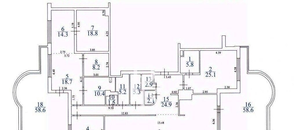 квартира г Москва метро Тропарёво пр-кт Вернадского 94к/2 фото 6