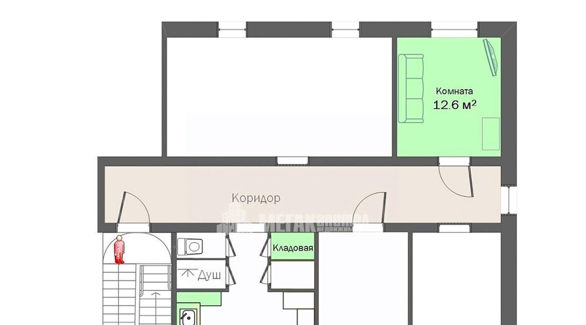 квартира г Брянск р-н Фокинский ул Дзержинского 30 фото 2