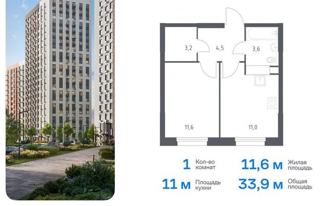 метро Ольховая жилой комплекс Эко Бунино, 15 фото