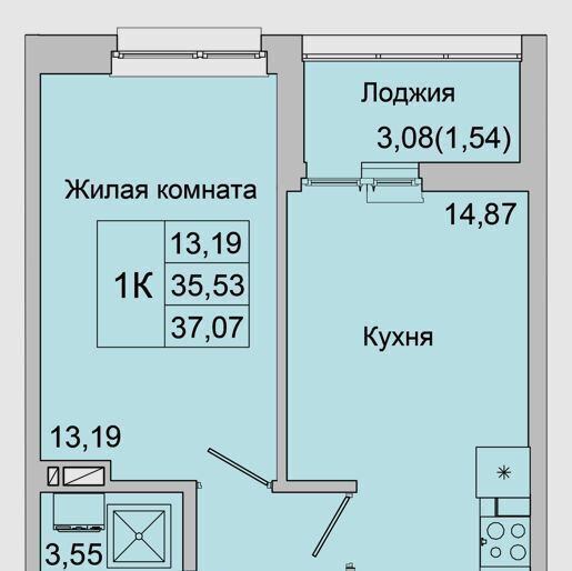 квартира г Батайск ул Булгакова 11 фото 1
