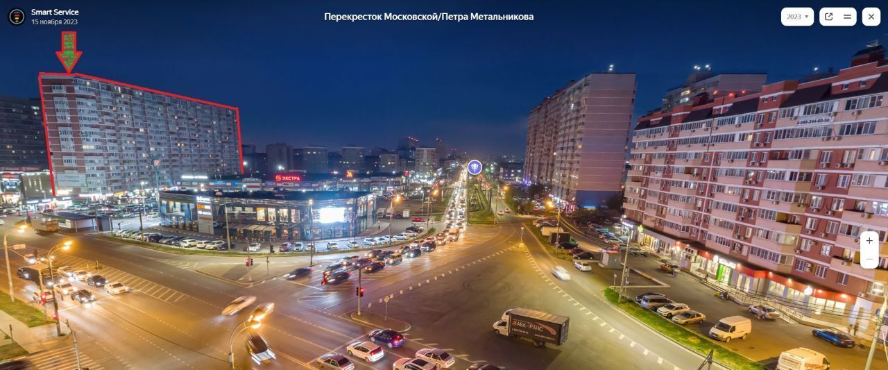 квартира г Краснодар р-н Прикубанский мкр им Петра Метальникова ул им. Петра Метальникова 3/1к 1 фото 21